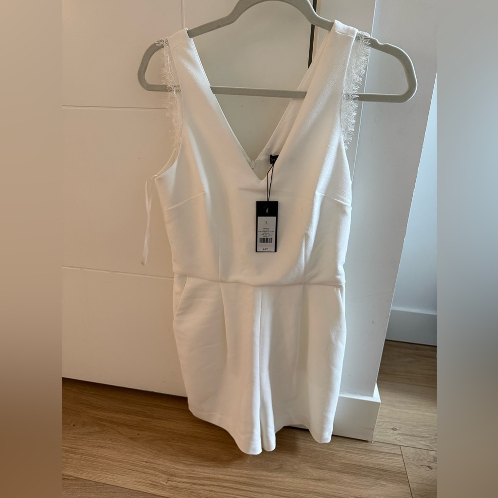 White Dynamite Romper